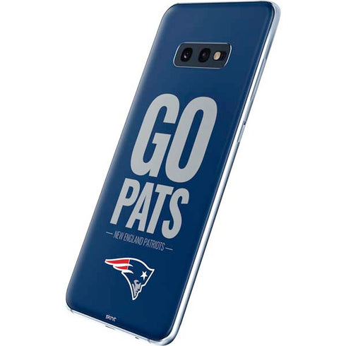 NFL New England Patriots Team Motto Galaxy S10e Skin