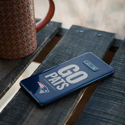 NFL New England Patriots Team Motto Galaxy S10e Skin