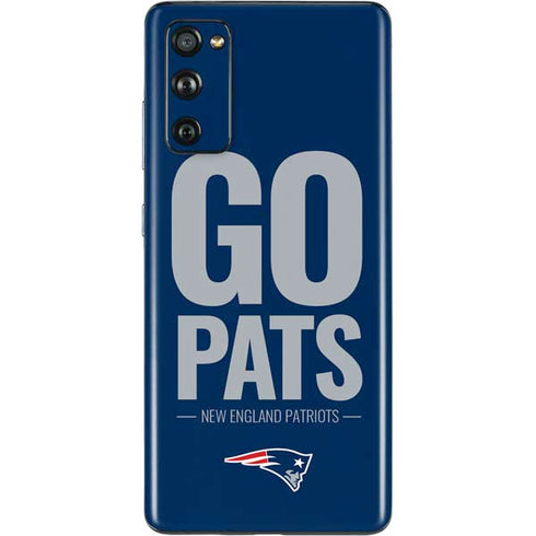 NFL New England Patriots Team Motto Galaxy S20 Fan Edition Skin