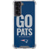 NFL New England Patriots Team Motto Galaxy S21 5G Clear Case