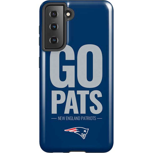 NFL New England Patriots Team Motto Galaxy S21 5G Pro Case