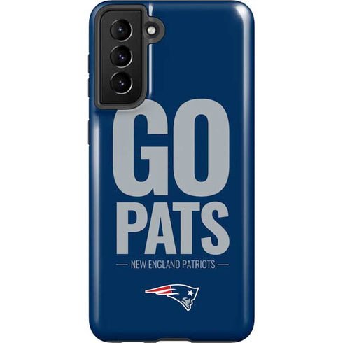 NFL New England Patriots Team Motto Galaxy S21 Plus 5G Pro Case