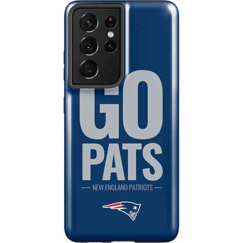 NFL New England Patriots Team Motto Galaxy S21 Ultra 5G Pro Case