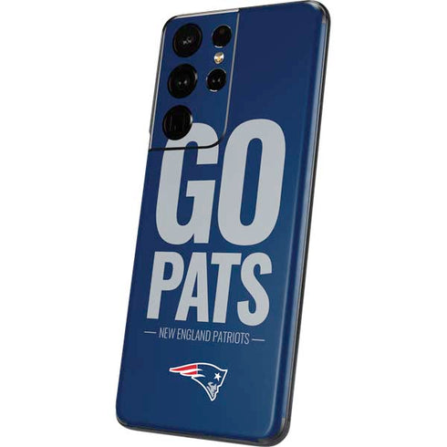 NFL New England Patriots Team Motto Galaxy S21 Ultra 5G Skin