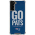 NFL New England Patriots Team Motto Galaxy S22 Plus Clear Case
