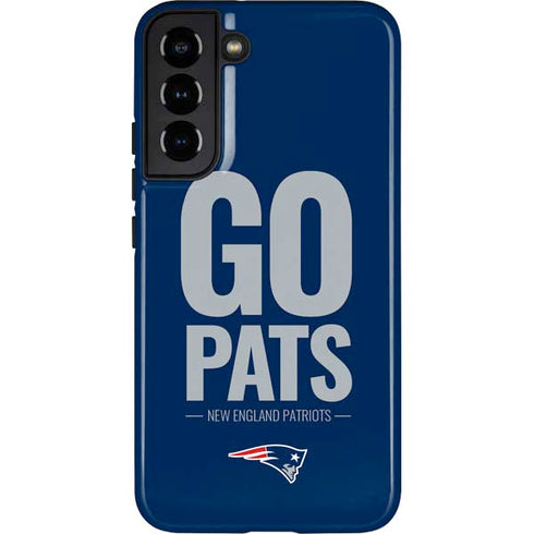 NFL New England Patriots Team Motto Galaxy S22 Plus Pro Case