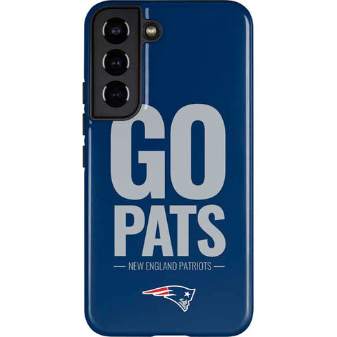 NFL New England Patriots Team Motto Galaxy S22 Pro Case