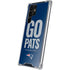 NFL New England Patriots Team Motto Galaxy S22 Ultra Clear Case