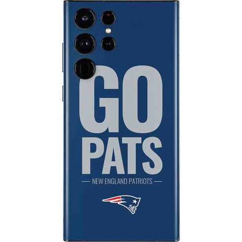 NFL New England Patriots Team Motto Galaxy S22 Ultra Skin