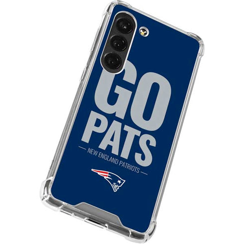 NFL New England Patriots Team Motto Galaxy S23 Clear Case