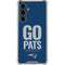 NFL New England Patriots Team Motto Galaxy S23 FE Clear Case