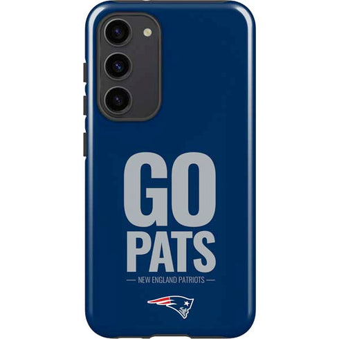 NFL New England Patriots Team Motto Galaxy S23 Plus Pro Case
