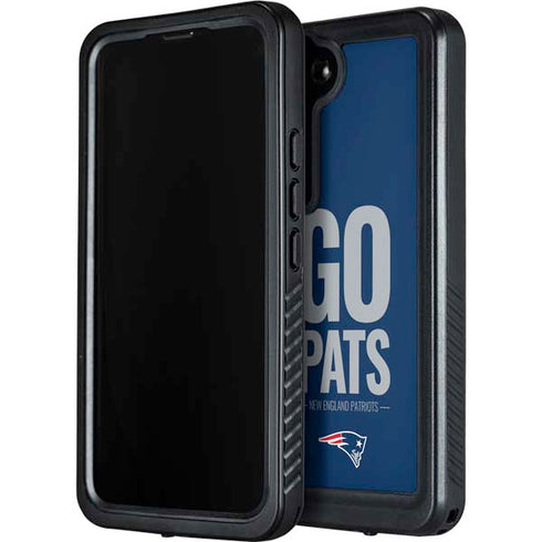 NFL New England Patriots Team Motto Galaxy S23 Plus Waterproof Case