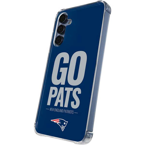 NFL New England Patriots Team Motto Galaxy S24 Clear Case