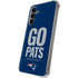 NFL New England Patriots Team Motto Galaxy S24 Plus Clear Case