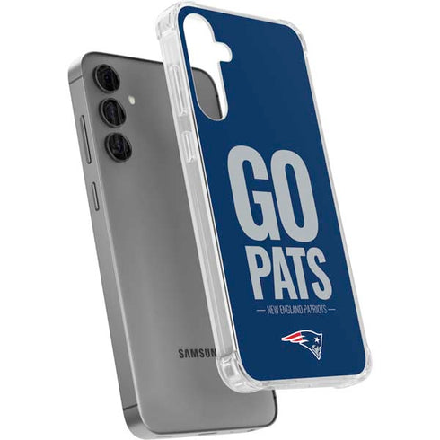 NFL New England Patriots Team Motto Galaxy S24 Plus Clear Case