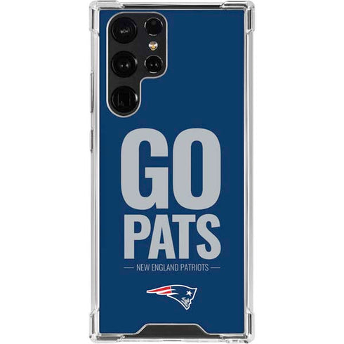 NFL New England Patriots Team Motto Galaxy S24 Ultra Clear Case