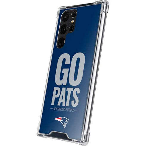 NFL New England Patriots Team Motto Galaxy S24 Ultra Clear Case