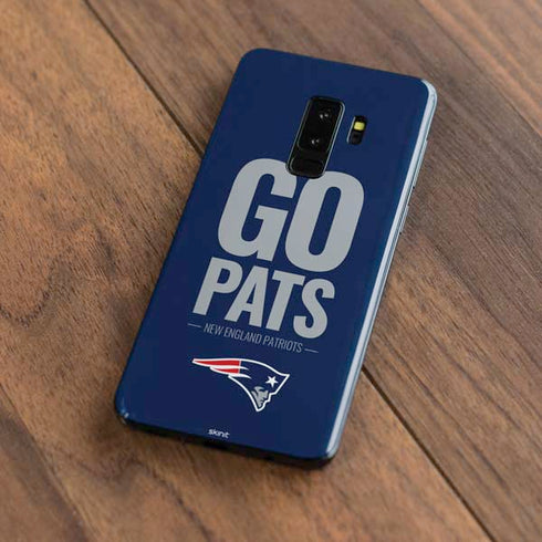 NFL New England Patriots Team Motto Galaxy S9 Plus Skin