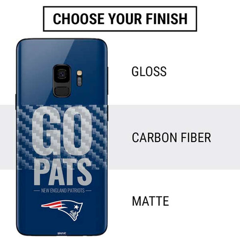 NFL New England Patriots Team Motto Galaxy S9 Skin