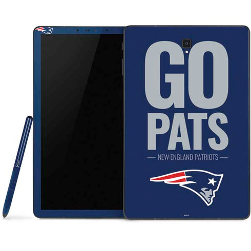 NFL New England Patriots Team Motto Samsung Galaxy Tab Skin