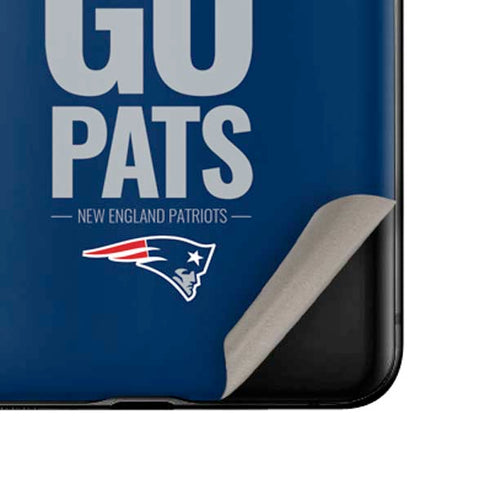 NFL New England Patriots Team Motto Galaxy Z Flip Skin