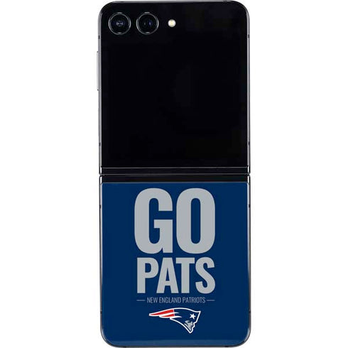NFL New England Patriots Team Motto Galaxy Z Flip5 5G Skin