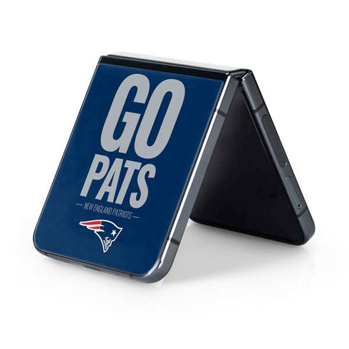 NFL New England Patriots Team Motto Galaxy Z Flip5 5G Skin