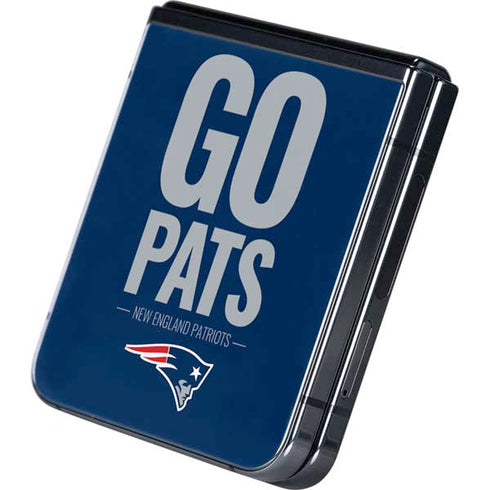 NFL New England Patriots Team Motto Galaxy Z Flip5 5G Skin