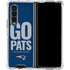 NFL New England Patriots Team Motto Galaxy Z Fold4 5G Clear Case
