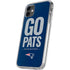 NFL New England Patriots Team Motto iPhone 11 Clear Case