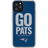 NFL New England Patriots Team Motto iPhone 11 Pro Clear Case