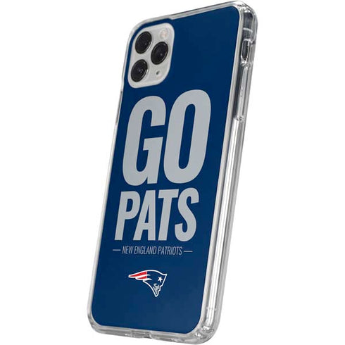 NFL New England Patriots Team Motto iPhone 11 Pro Clear Case