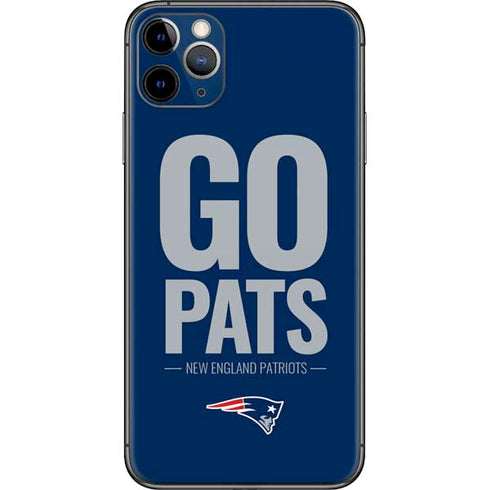 NFL New England Patriots Team Motto iPhone 11 Pro Max Skin