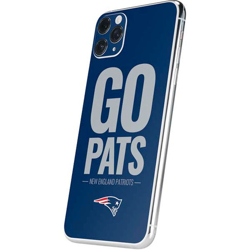 NFL New England Patriots Team Motto iPhone 11 Pro Max Skin