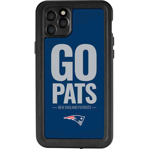 NFL New England Patriots Team Motto iPhone 11 Pro Max Waterproof Case