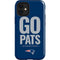 NFL New England Patriots Team Motto iPhone 12 Mini Impact Case