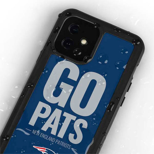 NFL New England Patriots Team Motto iPhone 12 Mini Waterproof Case