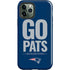 NFL New England Patriots Team Motto iPhone 12 Pro Impact Case