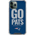 NFL New England Patriots Team Motto iPhone 12 Pro Max Clear Case