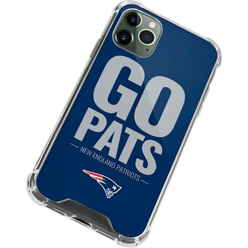 NFL New England Patriots Team Motto iPhone 12 Pro Max Clear Case