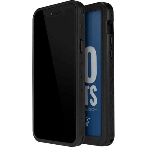 NFL New England Patriots Team Motto iPhone 13 Mini Waterproof Case