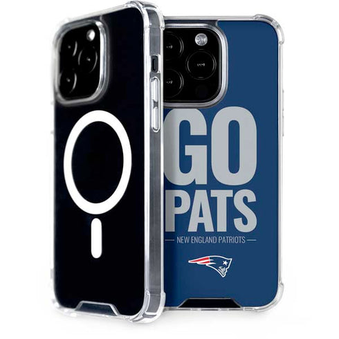 NFL New England Patriots Team Motto iPhone 13 Pro MagSafe Case