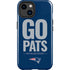 NFL New England Patriots Team Motto iPhone 15 Plus Impact Case