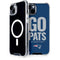 NFL New England Patriots Team Motto iPhone 15 MagSafe Case