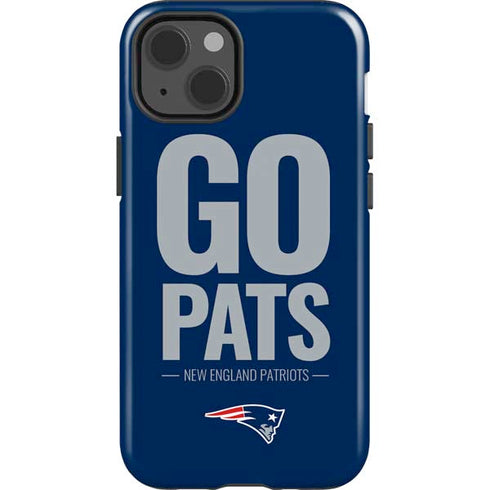 NFL New England Patriots Team Motto iPhone 14 Impact Case