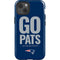 NFL New England Patriots Team Motto iPhone 14 Impact Case