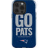 NFL New England Patriots Team Motto iPhone 15 Pro Impact Case