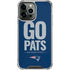 NFL New England Patriots Team Motto iPhone 14 Pro Max Clear Case