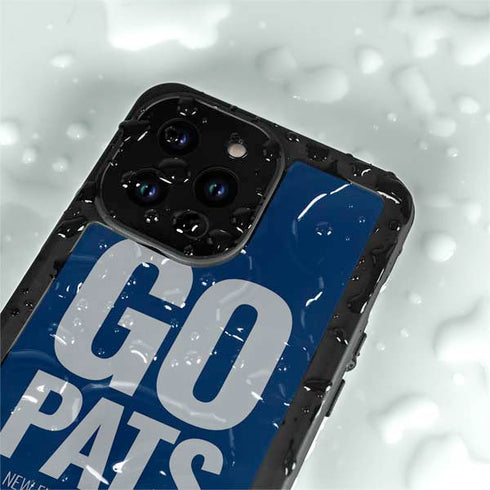 NFL New England Patriots Team Motto iPhone 14 Pro Max Waterproof Case